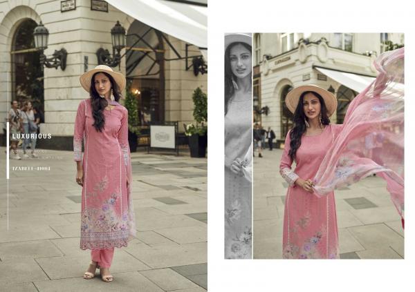 Kesar Izabell Linen Digital Printed Dress Material Collection