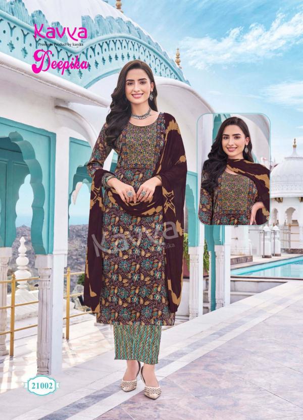 Kavya Deepika Vol 21 Kurti Bottom With Dupatta Collection