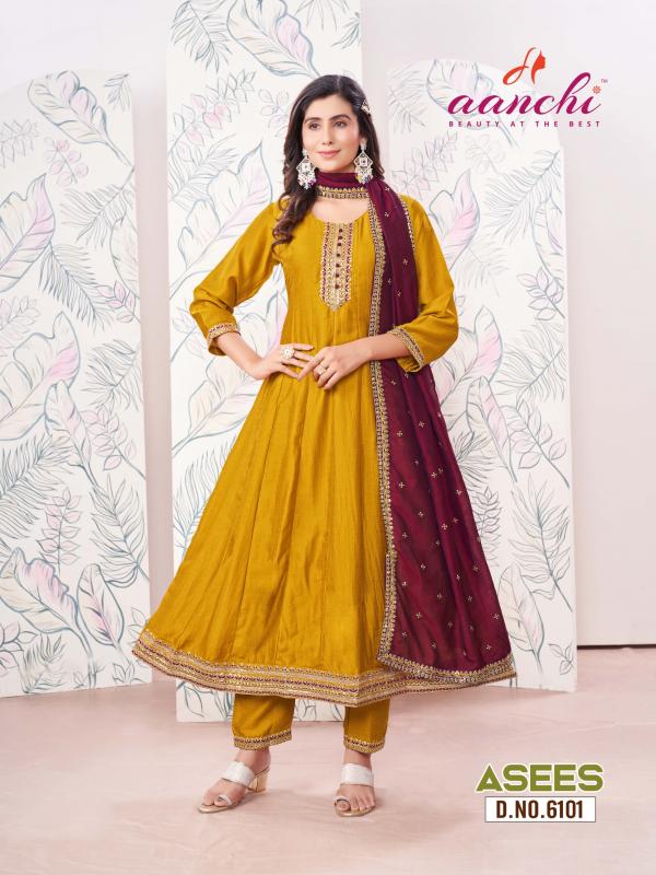 Aanchi Asees Fancy Kurti Bottom With Dupatta Collection