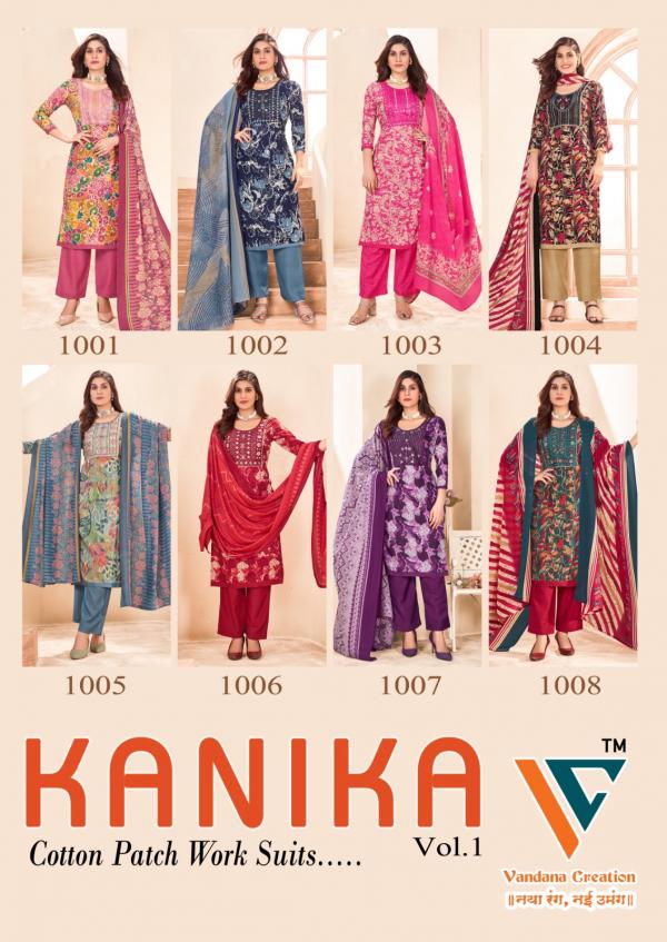 Vandana C Kanika Vol 1 Ready Made Muslin Suit Collection