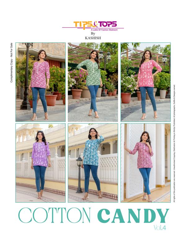 Tips And Tops Cotton Candy Vol 4 Short Tops Collection