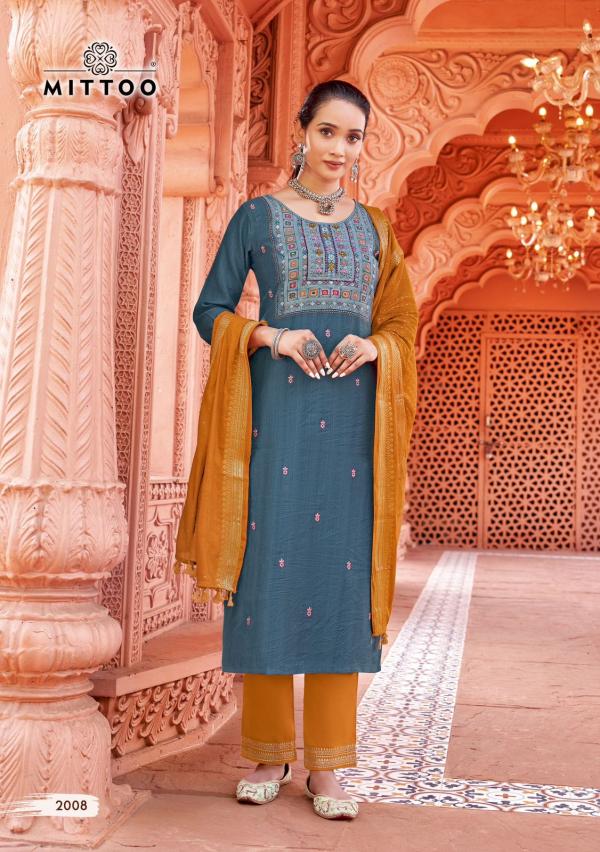 Mittoo Simayaa Vol 2 Viscose Kurti Bottom With Dupatta Collection