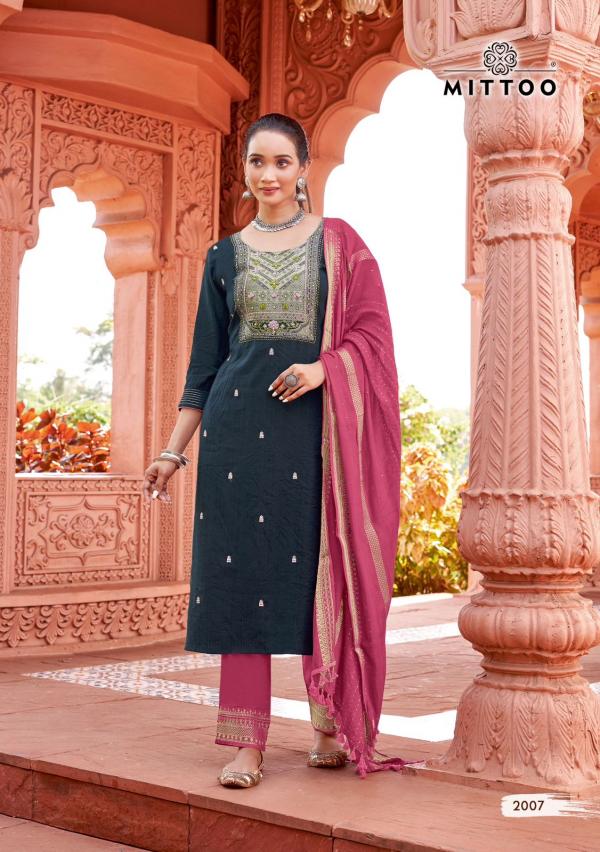 Mittoo Simayaa Vol 2 Viscose Kurti Bottom With Dupatta Collection