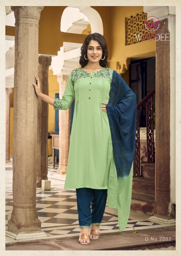 Woodee Golden Pearl Vol 2 Kurti Bottom With Dupatta Collection