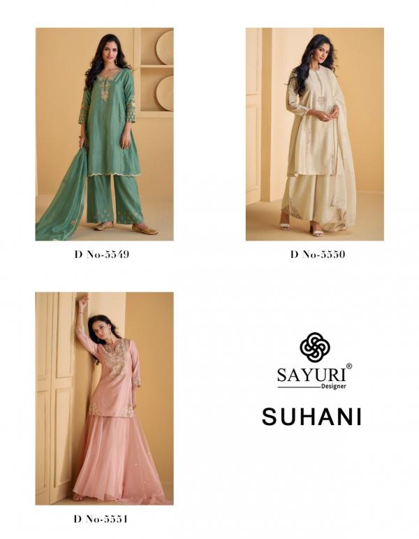 Sayuri Suhani Designer Silk Salwar Kameez Collection