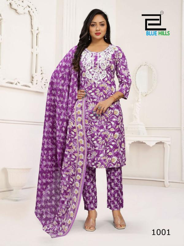 Blue Hills Kanika Vol 3 Top Bottom With Dupatta Collection