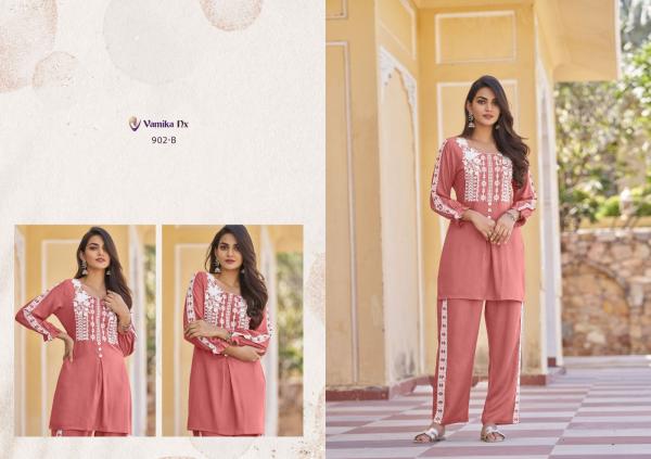 Vamika Nx Vintage Platinum Rayon Co Ord Set Collection