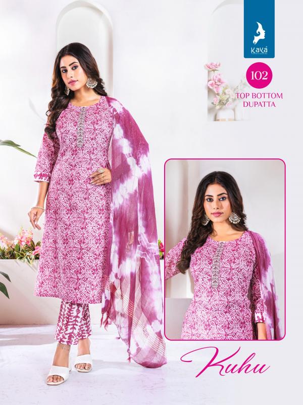 Kaya Kuhu Cotton Printed Ready Made Collection