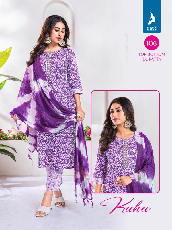 Kaya Kuhu Cotton Printed Ready Made Collection