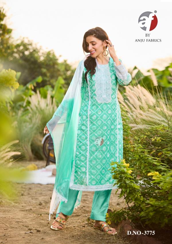 Af Affair Vol 2 Organza Kurti Pant With Dupatta Collection