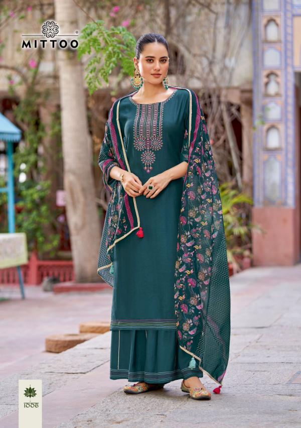 Mittoo Vaidehi Rayon Weaving Kurti Bottom With Dupatta