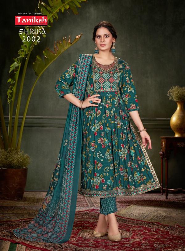 Taniksh Shrika Vol 2 Muslin Printed Kurti Bottom With Dupatta Collection