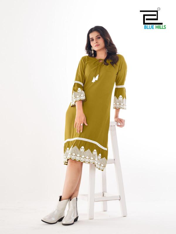 Blue Hills Wimbledon Rayon Fancy Kurti Collection