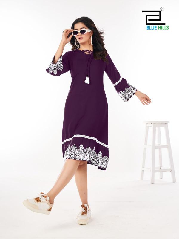 Blue Hills Wimbledon Rayon Fancy Kurti Collection