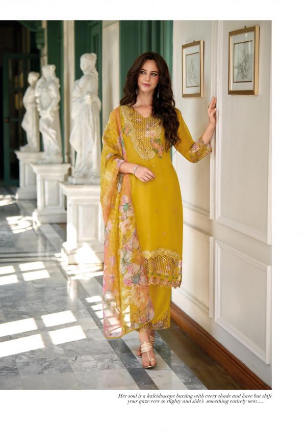 Lady Leela Inaya Organza Kurti Pant With Dupatta Collection