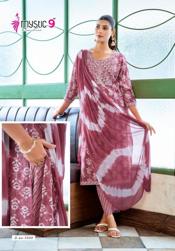 Mystic 9 Shagun Vol 5 Kurti Bottom With Dupatta Collection