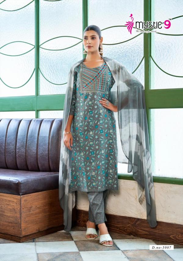 Mystic 9 Shagun Vol 5 Kurti Bottom With Dupatta Collection