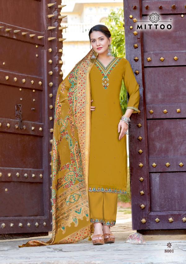 Mittoo Vivah Viscose Kurti Bottom With Dupatta Collection