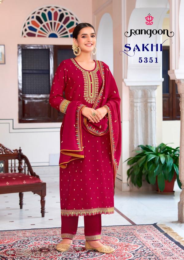 Rangoon Sakhi Kurti Bottom With Dupatta Collection