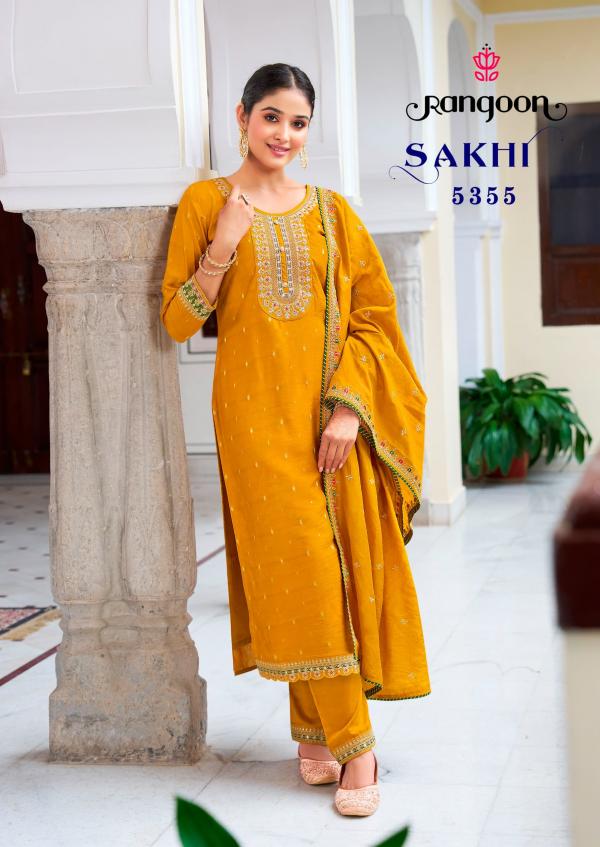 Rangoon Sakhi Kurti Bottom With Dupatta Collection