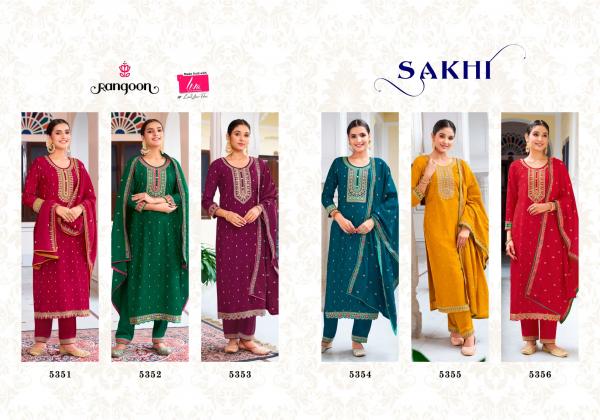 Rangoon Sakhi Kurti Bottom With Dupatta Collection