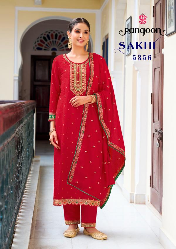 Rangoon Sakhi Kurti Bottom With Dupatta Collection