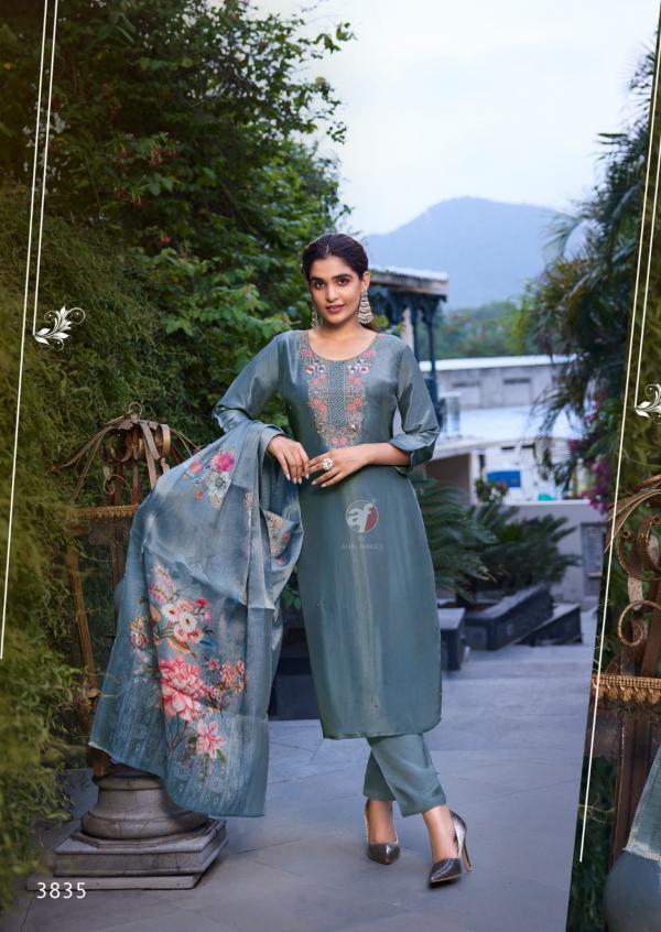 Af Silk Affair Vol 4 Kurti Bottom With Dupatta Collection