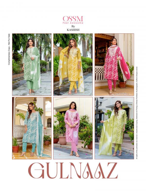 Ossm Gulnaaz Flex Printed Kurti Bottom With Dupatta Collection