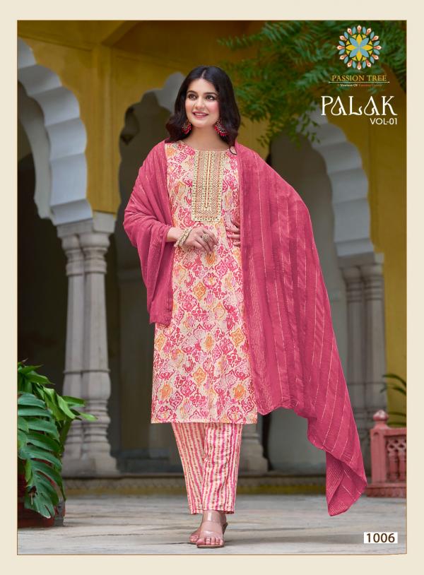 Palak Vol 1 By Passion Tree Printed Ready Made Collection