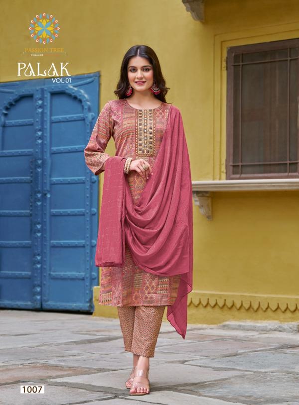 Palak Vol 1 By Passion Tree Printed Ready Made Collection