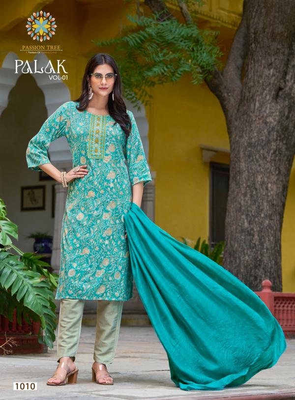 Palak Vol 1 By Passion Tree Printed Ready Made Collection