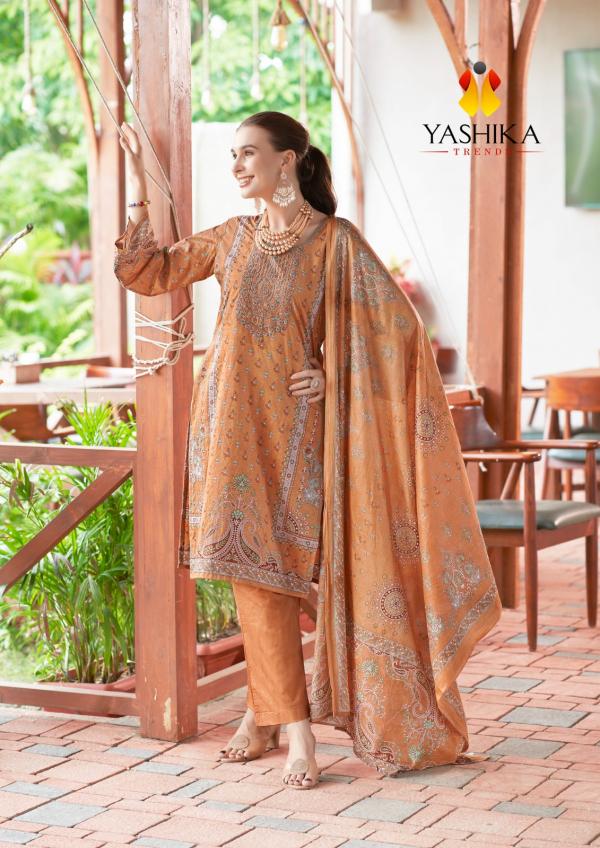 Yashika Naira B Cotton Printed Dress Material Collection