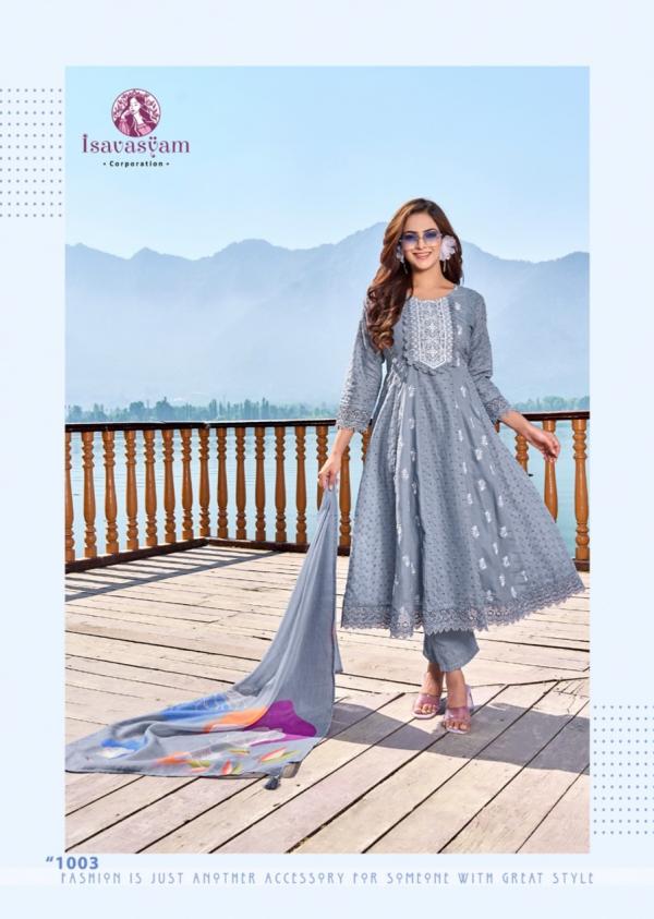 Isavasyam Anarkali Kurti Bottom With Dupatta Collection