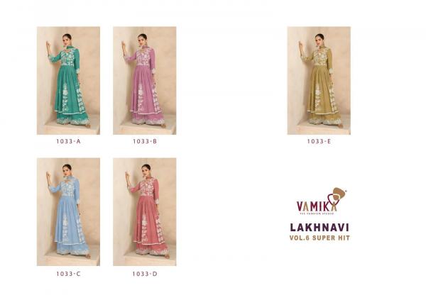 Vamika Lakhnavi Vol 6 Super Hit Kurti Plazzo With Dupatta Collection