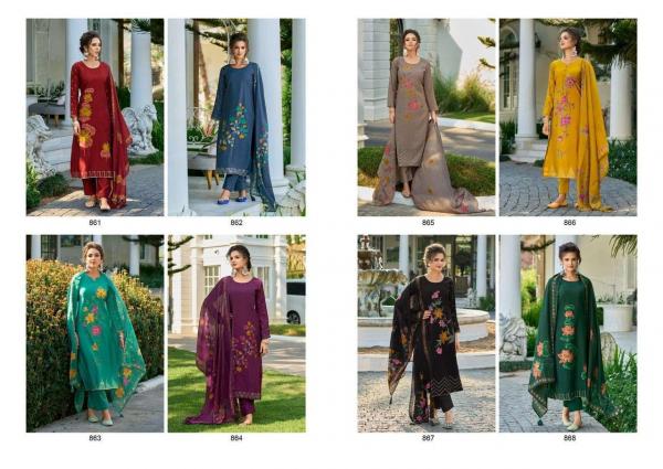 Kilory Zarina Vol 4 Viscose Muslin Digital Printed Dress Material