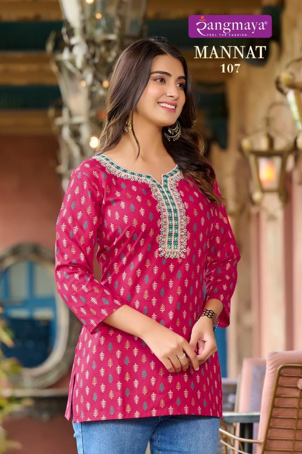 Rangmaya Mannat Fancy Western Tops Collection