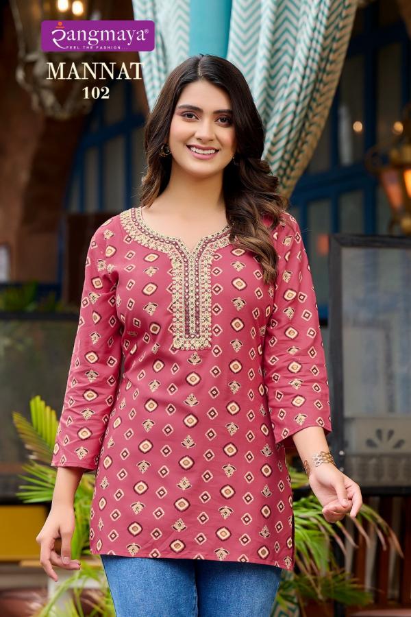 Rangmaya Mannat Fancy Western Tops Collection