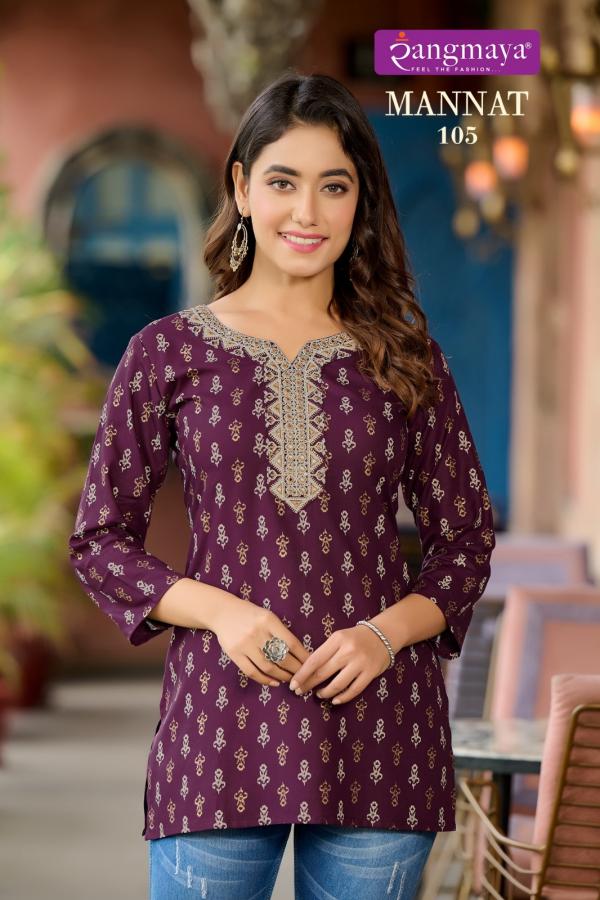 Rangmaya Mannat Fancy Western Tops Collection