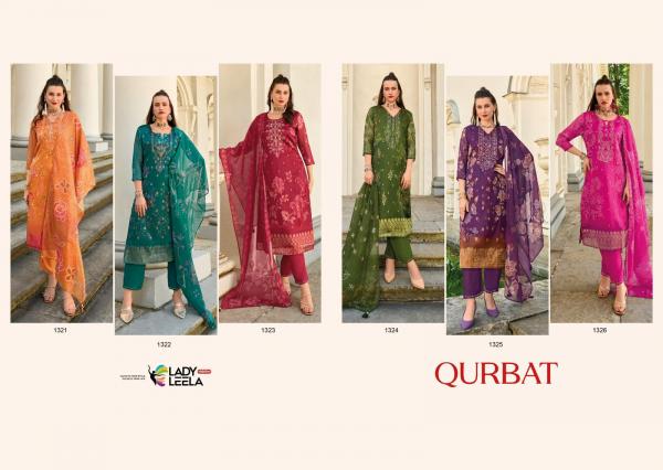 Lady Leela Qurbat Viscose Kurti Pant With Dupatta Collection