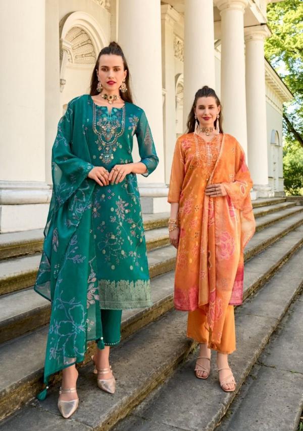 Lady Leela Qurbat Viscose Kurti Pant With Dupatta Collection