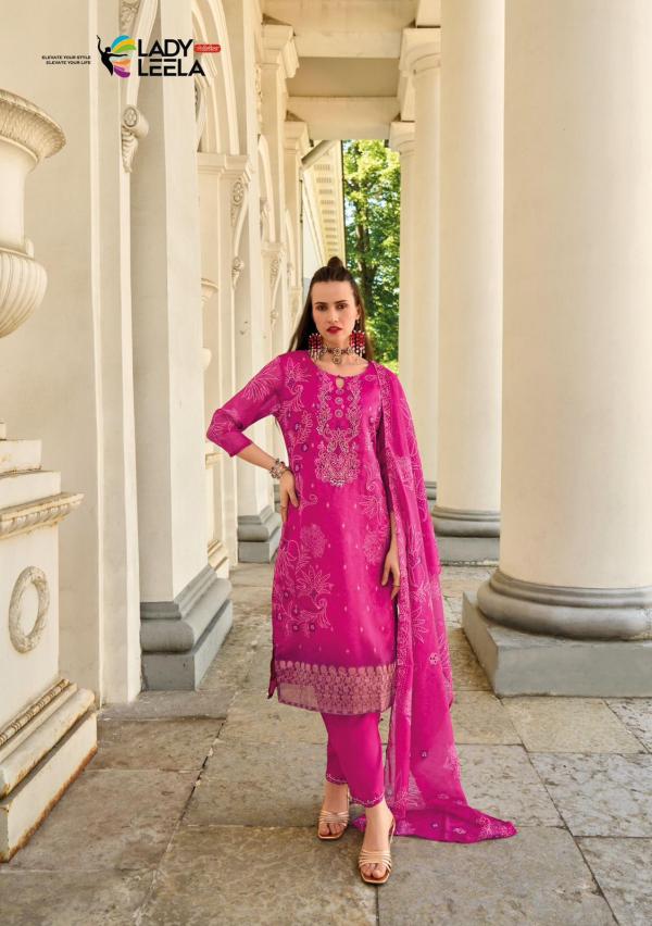 Lady Leela Qurbat Viscose Kurti Pant With Dupatta Collection