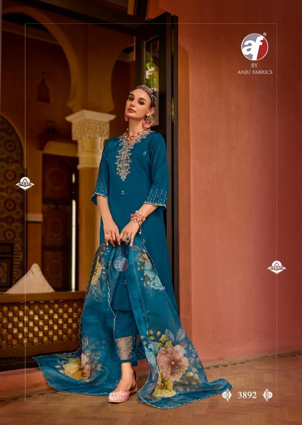 Af Shehnai Vol 8 Dola Silk Kurti Bottom With Dupatta Collection