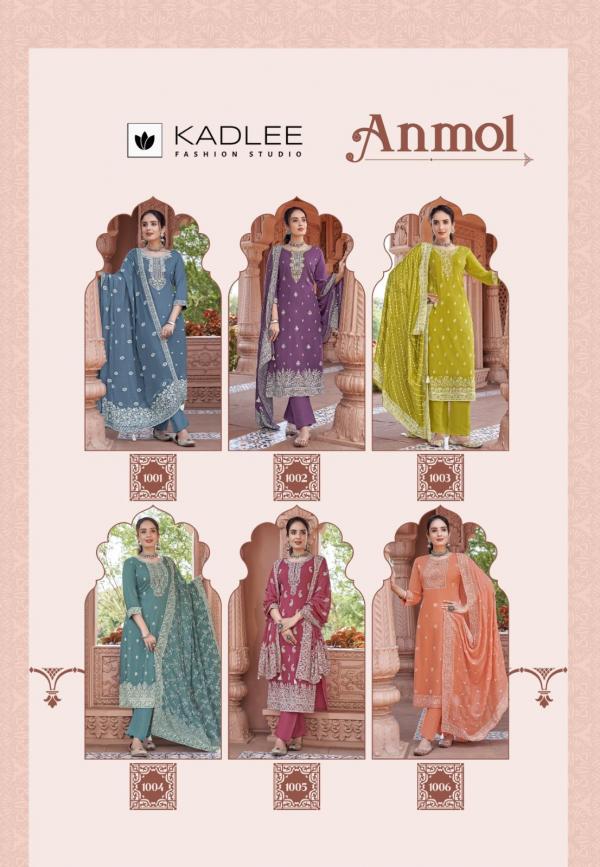 Kadlee Anmol Rayon Printed Kurti Bottom With Dupatta