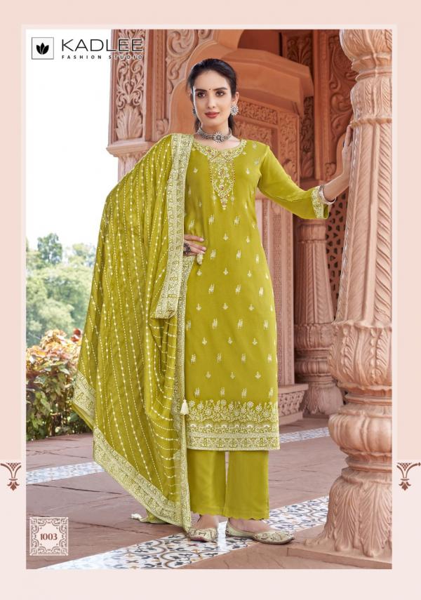 Kadlee Anmol Rayon Printed Kurti Bottom With Dupatta