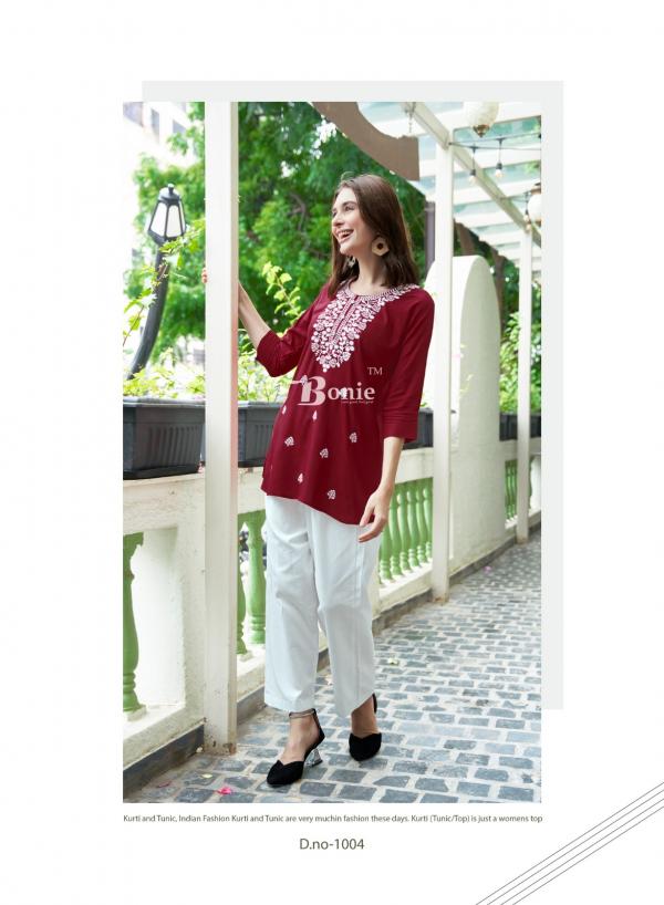 Bonie Aisha Vol 2 Rayon Designer Short Top Collection