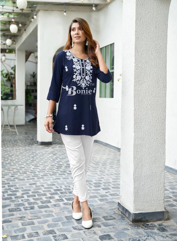 Bonie Aisha Vol 2 Rayon Designer Short Top Collection