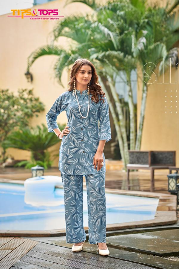 Tips And Tops Fashion Beats Vol 4 Rayon Printed Co Ord Set