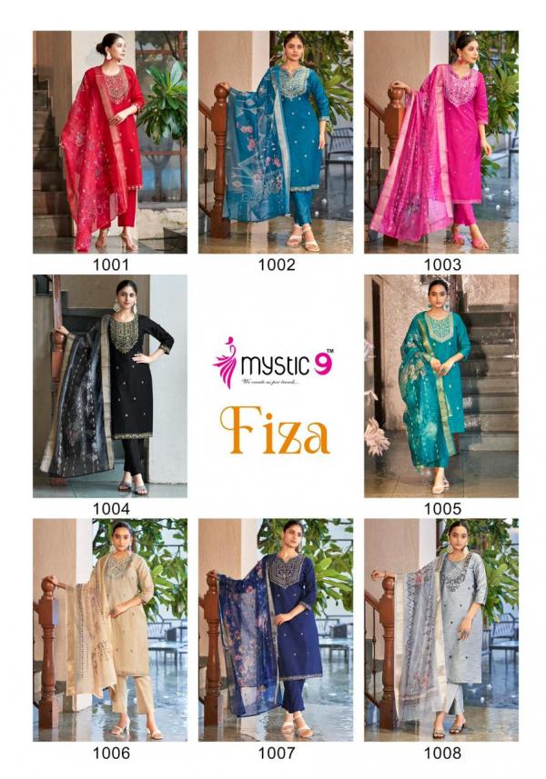 Mystic 9 Fiza Vol 1 Kurti Bottom With Dupatta Collection