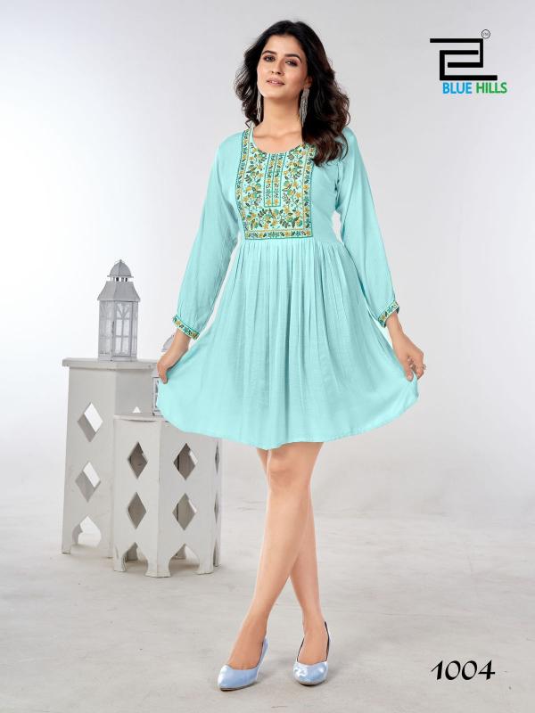 Blue Hills Bloom Vol 3 Rayon Fancy Kurti Collection