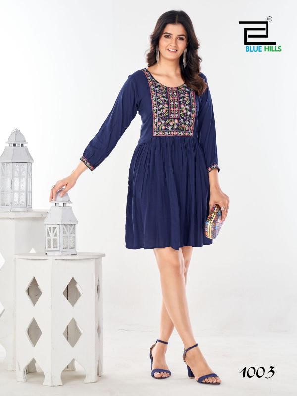 Blue Hills Bloom Vol 3 Rayon Fancy Kurti Collection